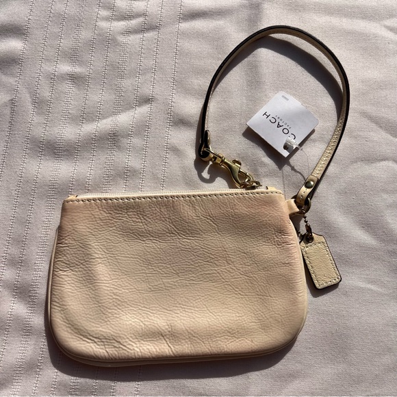 Coach Signature Patch Patent Leather Wristlet - Picture 10 of 11